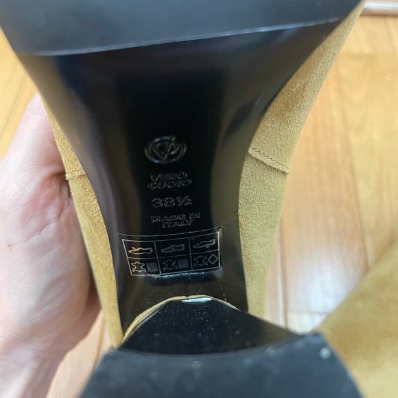 3.1 Phillip Lim Camel and Black Heeled Boots - Picture 6 of 8